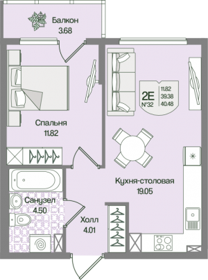 планировка, фото №1