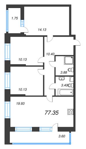 планировка, фото №1