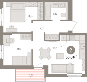 планировка, фото №1