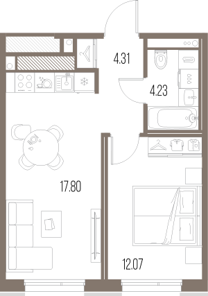 планировка, фото №1