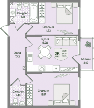 планировка, фото №1