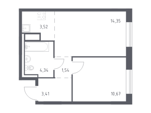 планировка, фото №1