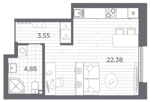 планировка, фото №1