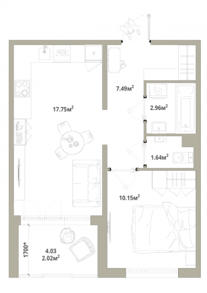 планировка, фото №1