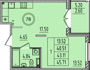 планировка, фото №1