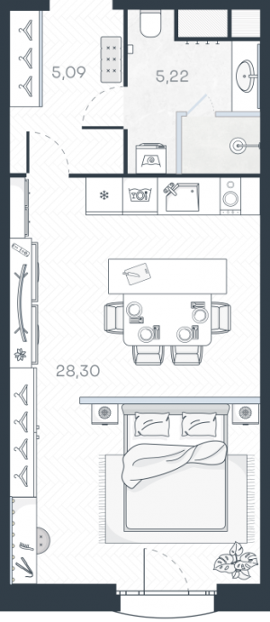 планировка, фото №1