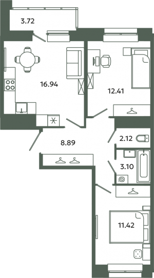 планировка, фото №1