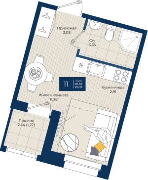 планировка, фото №1