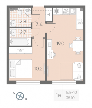 планировка, фото №1