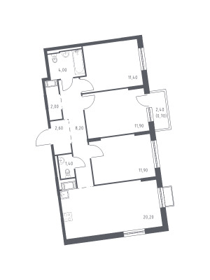 планировка, фото №1