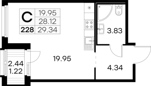 планировка, фото №1