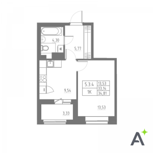 планировка, фото №1