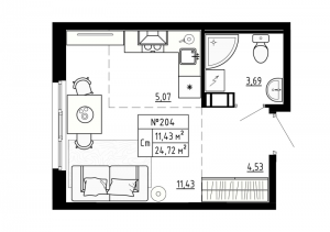 планировка, фото №1