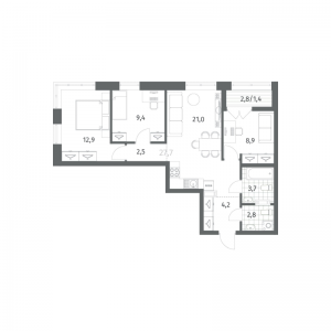 планировка, фото №1