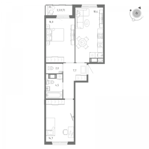 планировка, фото №1