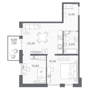 планировка, фото №1