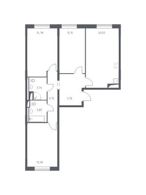 планировка, фото №1