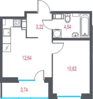 планировка, фото №1