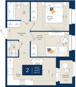 планировка, фото №1