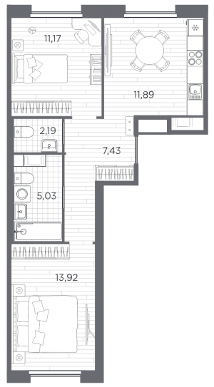 планировка, фото №1