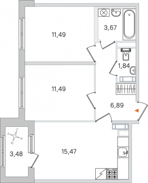 планировка, фото №1