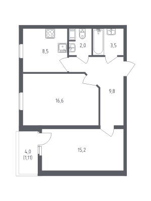 планировка, фото №1