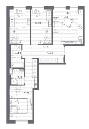 планировка, фото №1