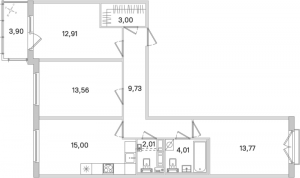 планировка, фото №1