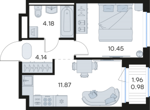 планировка, фото №1