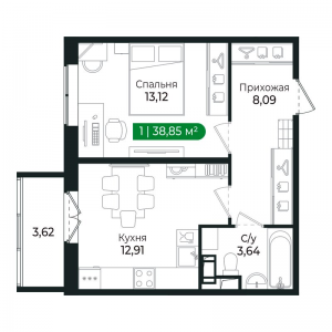 планировка, фото №1