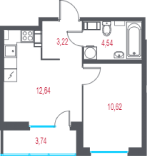 планировка, фото №1