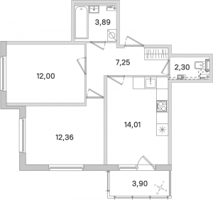 планировка, фото №1