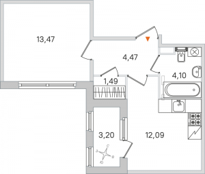 планировка, фото №1