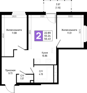 планировка, фото №1