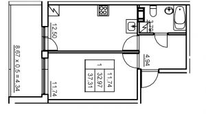 планировка, фото №1