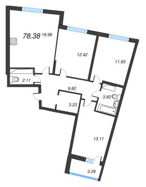 планировка, фото №1