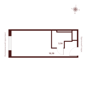 планировка, фото №1