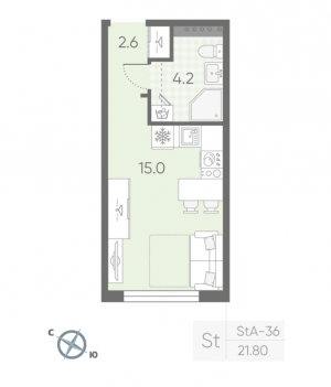 планировка, фото №1