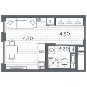 планировка, фото №1