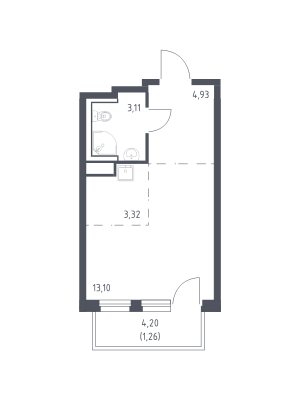 планировка, фото №1