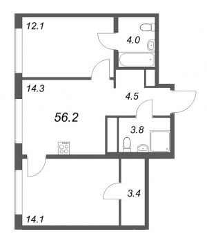 планировка, фото №1