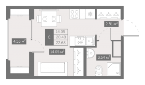 планировка, фото №1