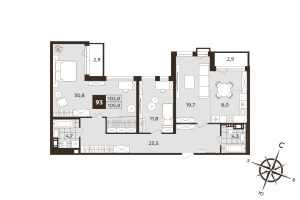 планировка, фото №1