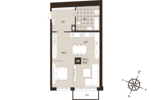 планировка, фото №1