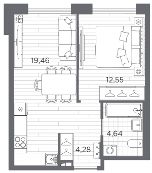 планировка, фото №1