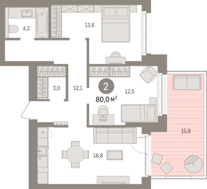 планировка, фото №1