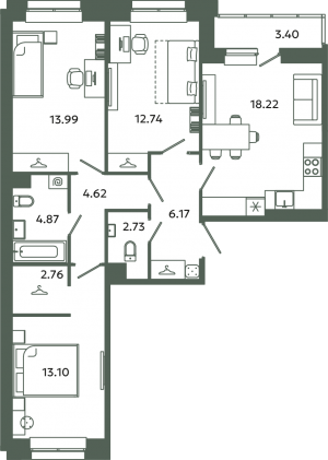 планировка, фото №1