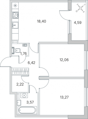 планировка, фото №1