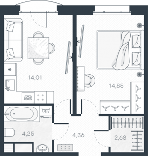 планировка, фото №1