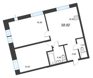 планировка, фото №1